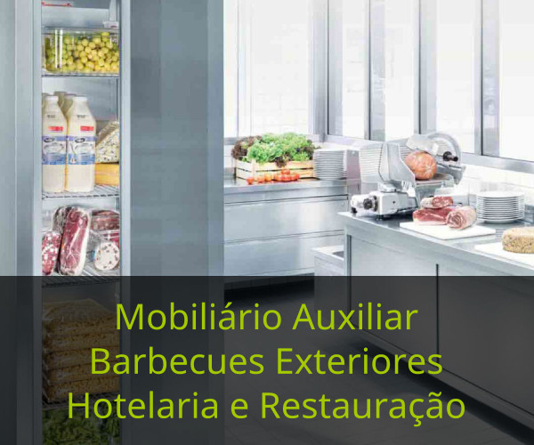 Mobiliário Auxiliar, Barbecues Exteriores, Hotelaria e Restauração - Dube